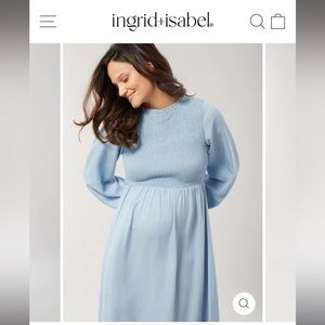 Ingrid and Isabel maternity dress